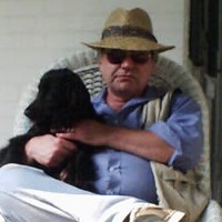 Joe Bageant et son chien Bingo